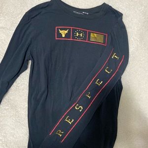 Blue Under Armor shirt